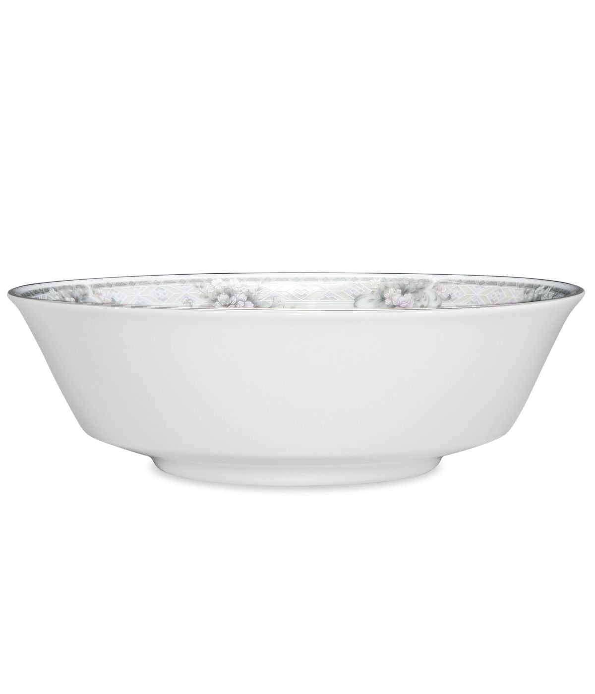  Noritake Sweet Leilani Round Vegetable Bowl - Gray - Bonton