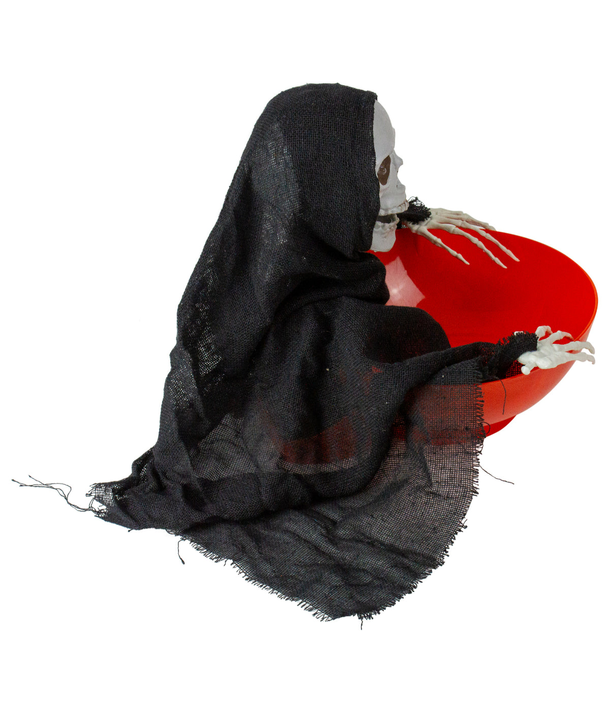 Animated Grim Reaper Halloween Candy Bowl