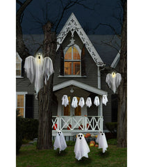 Ghost Family Halloween Porch Display Decoration 6-Piece Set