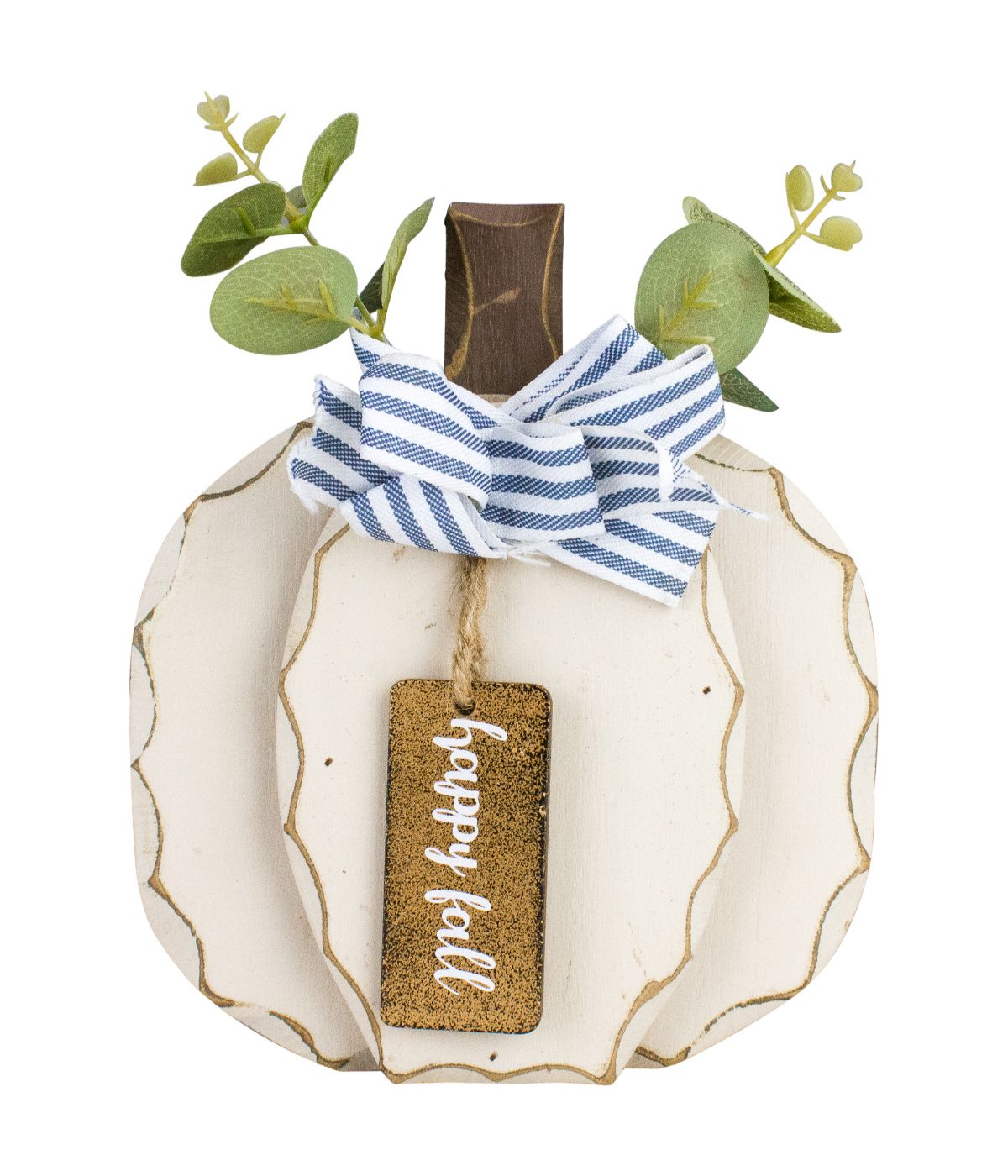  Happy Fall Pumpkin Fall Harvest Decoration Beige - Beige - Bonton