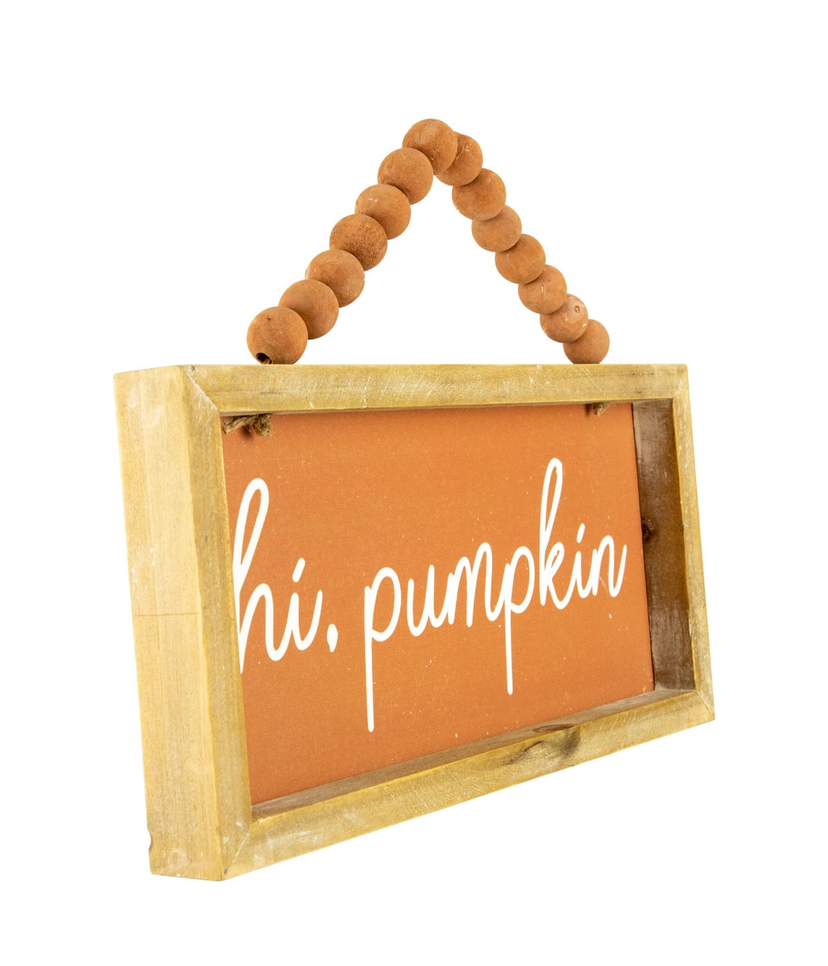  Orange Hi Pumpkin Autumn Harvest Wall Sign Orange - Orange - Bonton