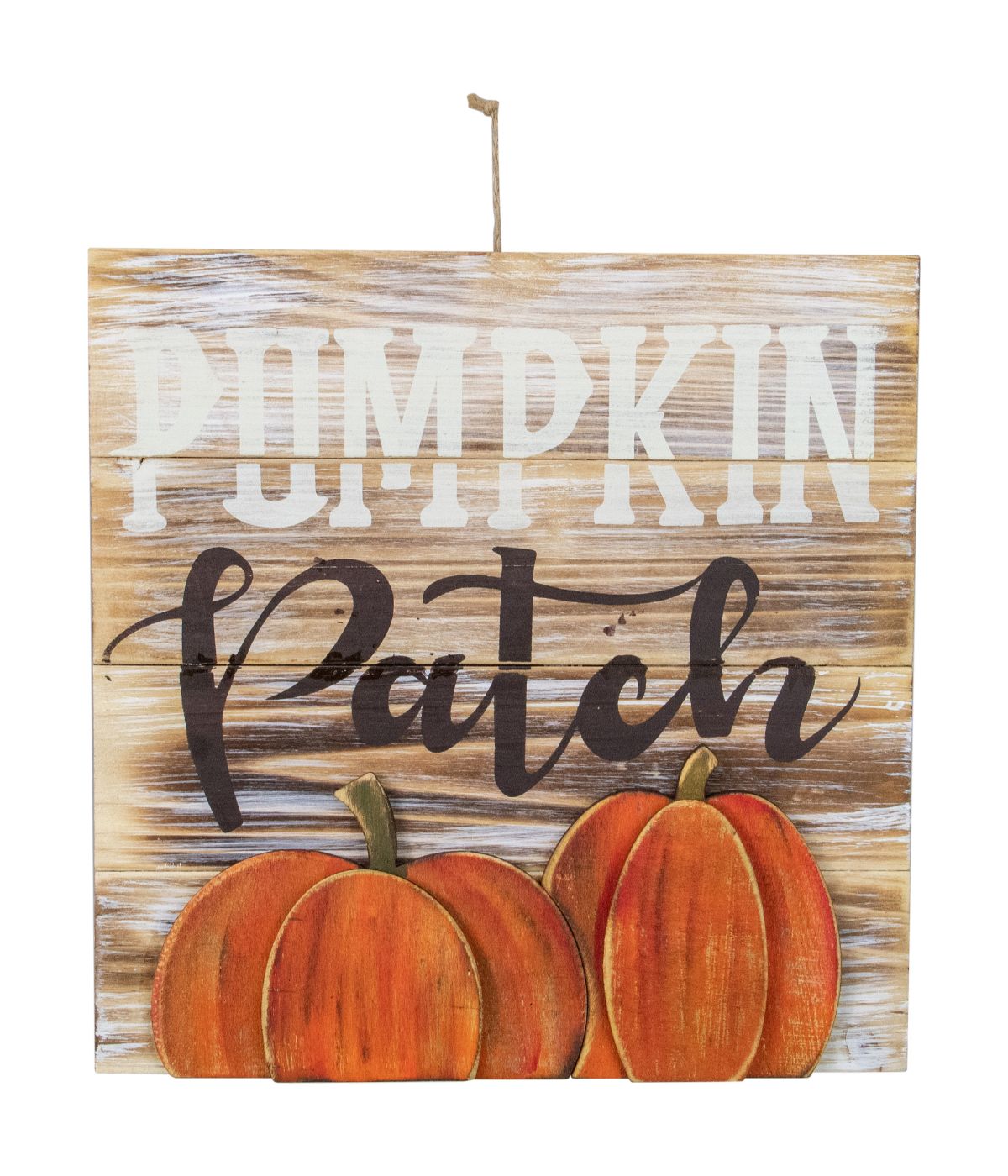  Pumpkin Patch Fall Harvest Wall Sign Orange - Orange - Bonton