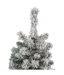 Heavily Flocked Madison Pine Artificial Christmas Tree, 6.5'