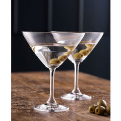 Elegance Martini/Cocktail Glasses Set of 2