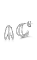 Triple Hoop Earrings