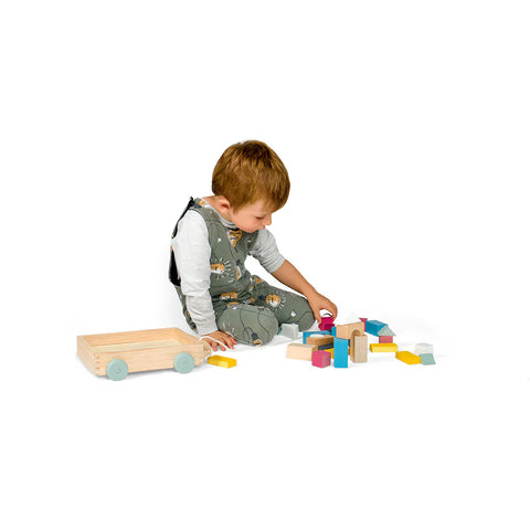 FSC® Certified Brick Cart by Bigjigs Toys US
