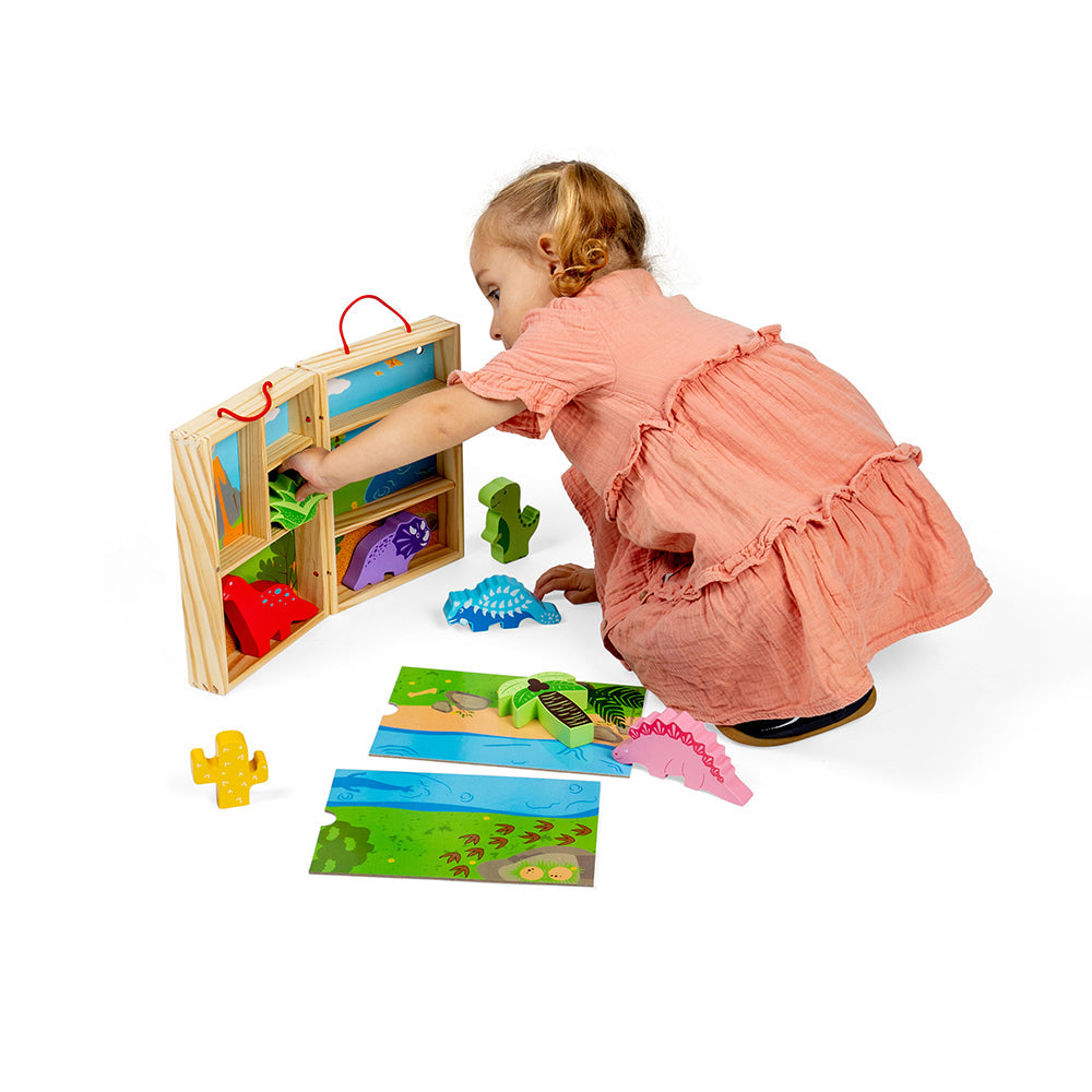  Bigjigs Toys Dinosaur Animal Playbox by Bigjigs Toys US - Default Title - Bonton