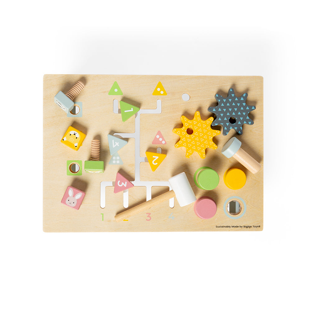  Bigjigs Toys FSC Tabletop Activity Bench by Bigjigs Toys US - Default Title - Bonton