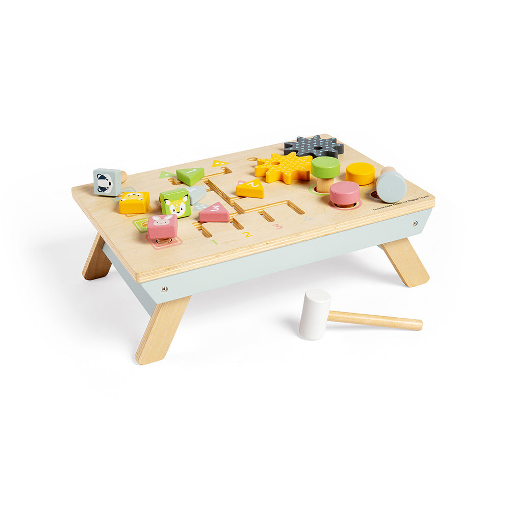  Bigjigs Toys FSC Tabletop Activity Bench by Bigjigs Toys US - Default Title - Bonton