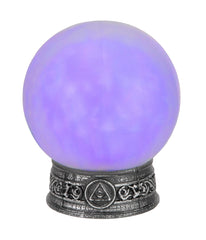 Lighted Mystical Crystal Ball with Sound Halloween Decoration