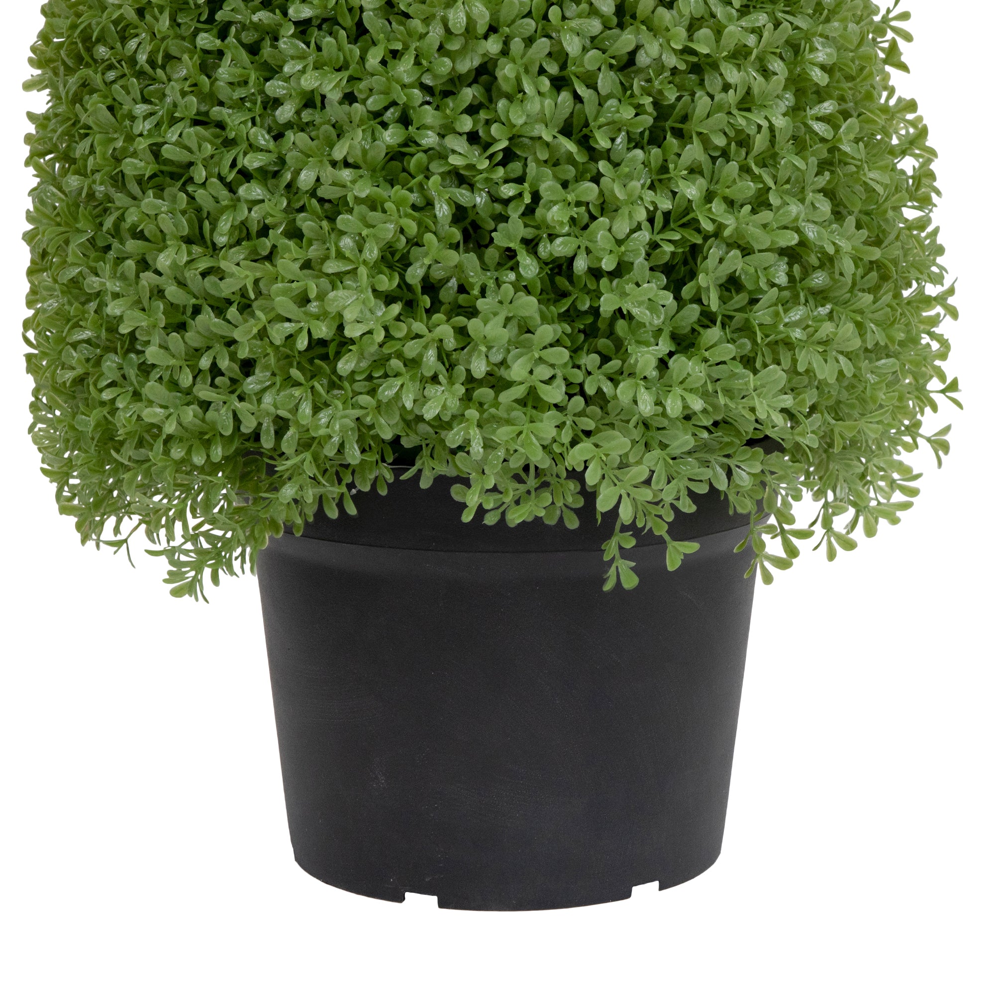  NorthLight 3' Artificial Boxwood Cone Topiary Tree with Round Pot Unlit - Green - Bonton