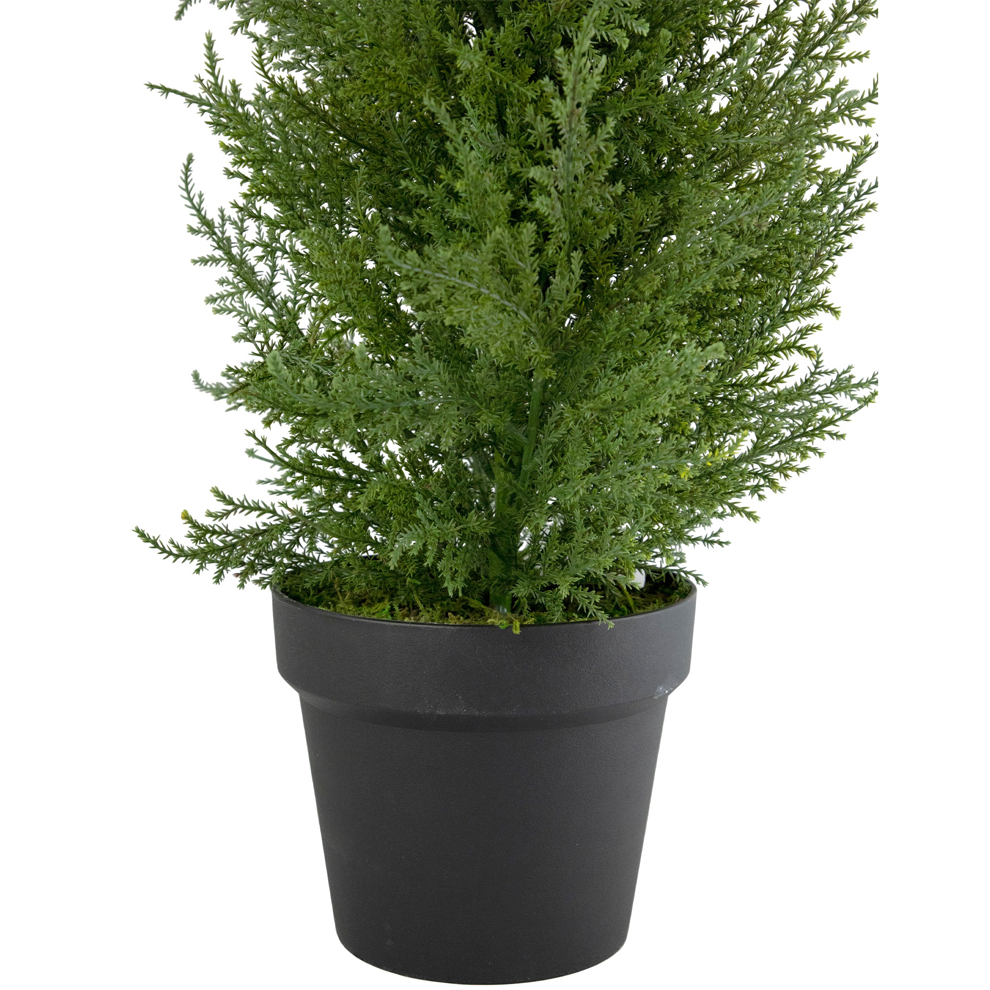  3' Artificial Cedar Pine Petite Arborvitae Tree in Round Pot Unlit - Green - Bonton