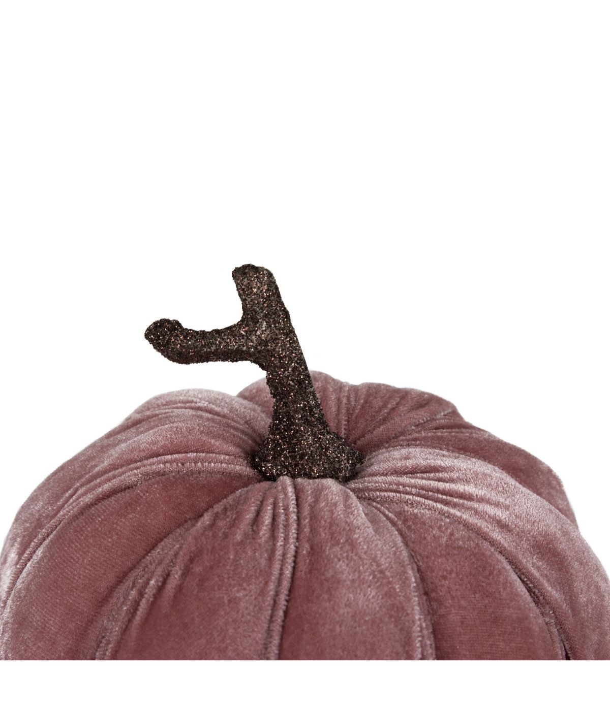  NorthLight Pink Velour Pumpkin Fall Harvest Decoration Orange - Orange - Bonton