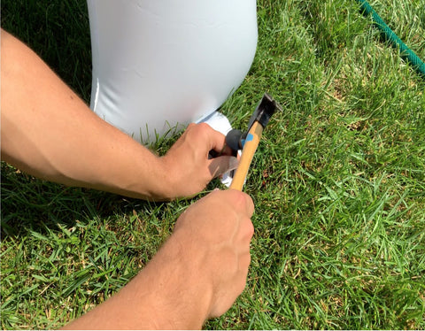 Rainbow Unicorn Outdoor Inflatable Lawn Sprinkler - 6'