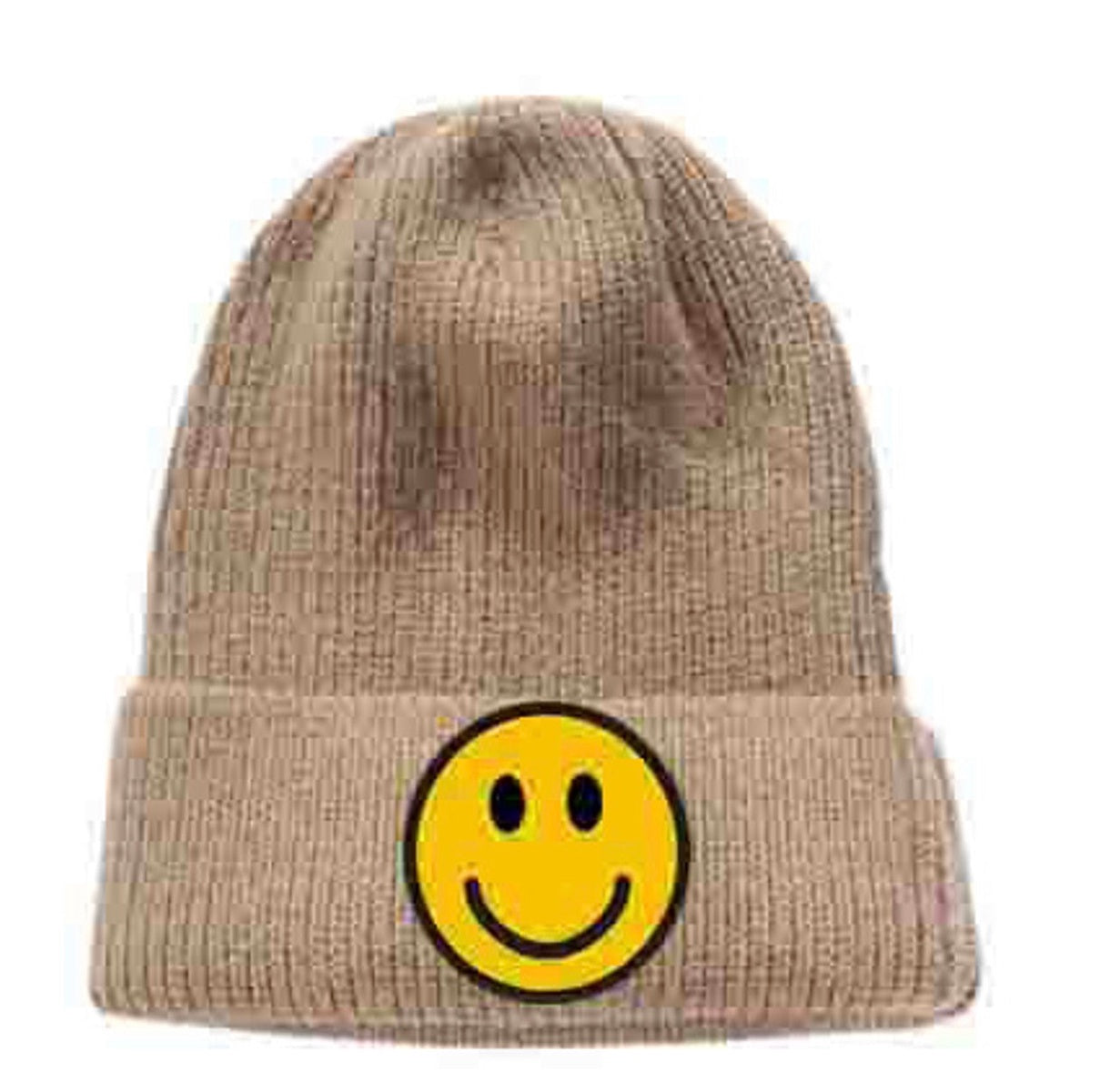  Lemonbella Eisley Smile Beanie Winter Hat Tan - Almond - Bonton