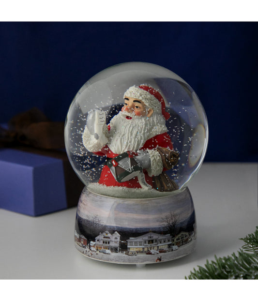 Norman Rockwell 'A Drum For Tommy' Christmas Snow Globe, 6.5"