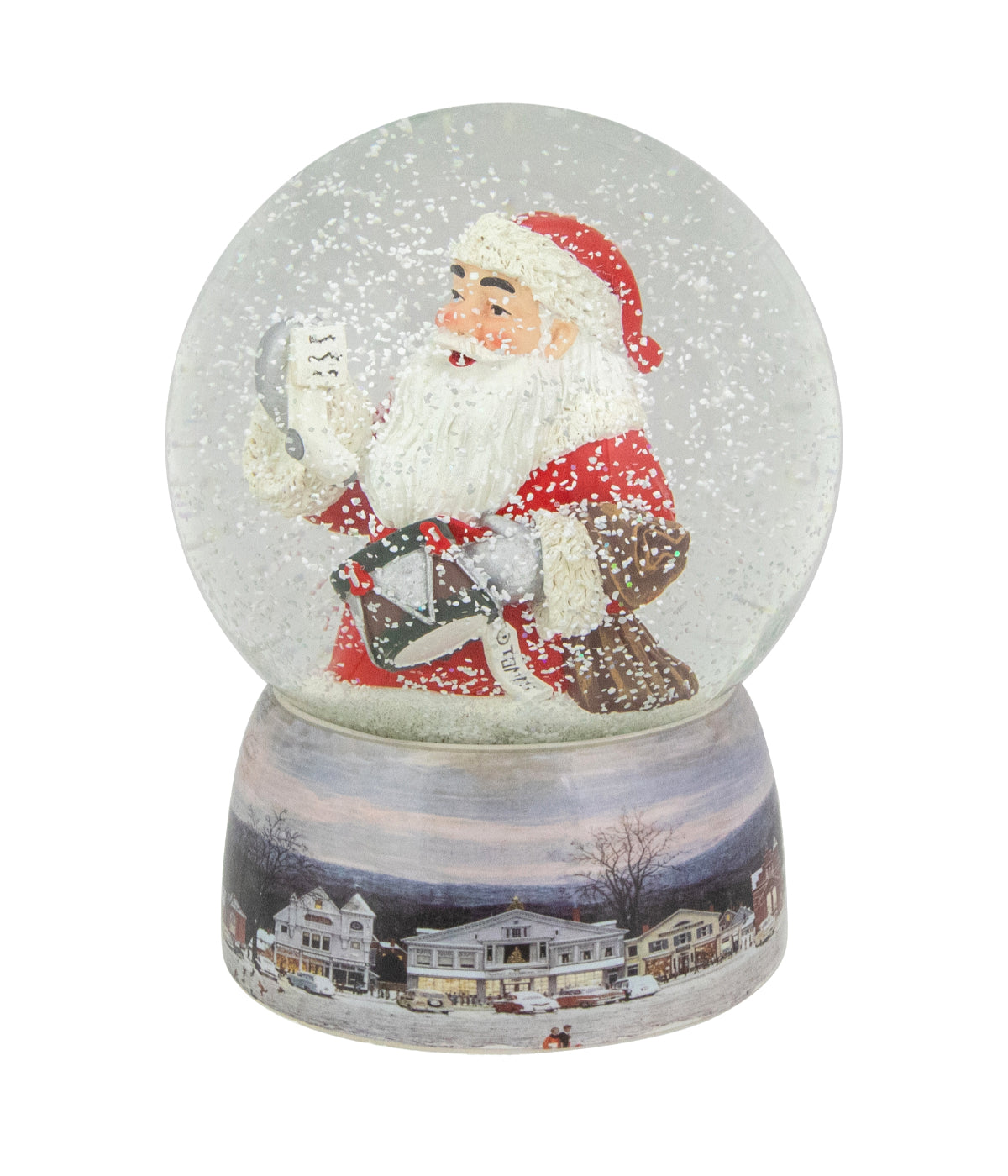  Norman Rockwell 'A Drum For Tommy' Christmas Snow Globe, 6.5