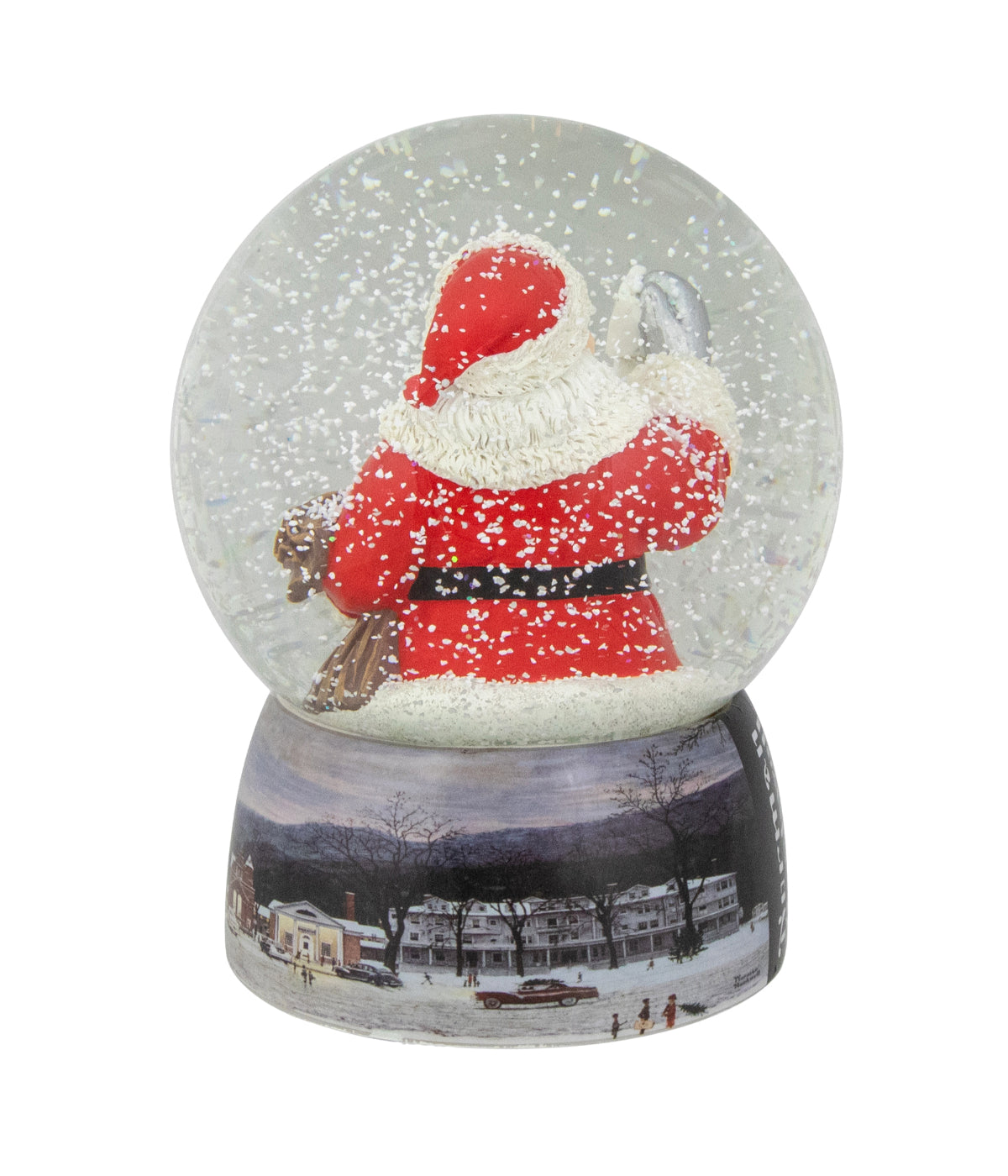  Norman Rockwell 'A Drum For Tommy' Christmas Snow Globe, 6.5