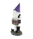 Gnome Skeleton "Keep Out" Halloween Decoration