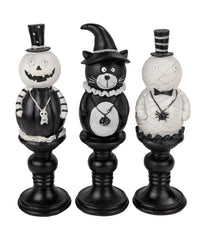 Halloween Candlestick Decorations Set of 3