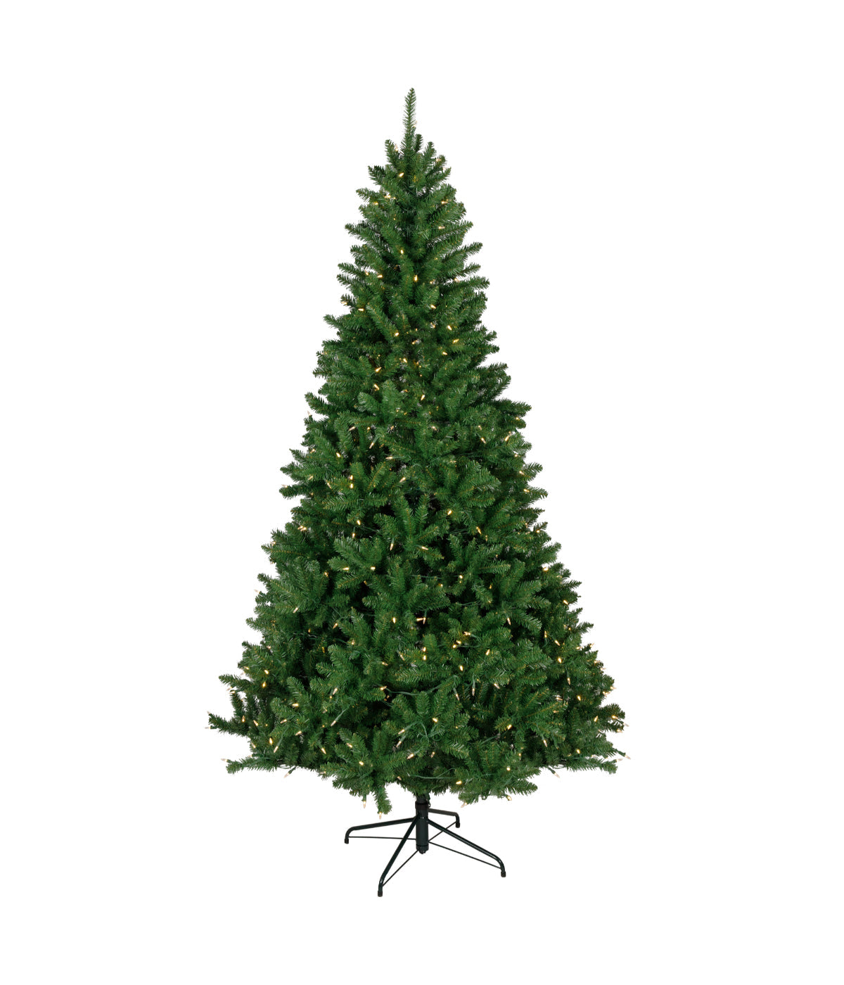  Manchester Pine Artificial Christmas Tree Dual with Pre-Lit LED Lights, 7.5' - Green - Bonton