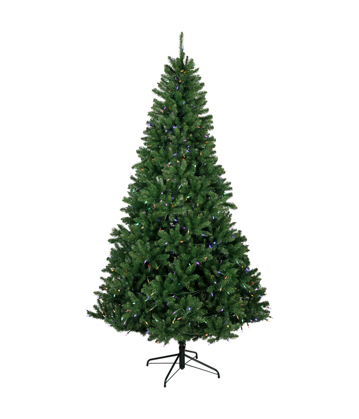  Manchester Pine Artificial Christmas Tree Dual with Pre-Lit LED Lights, 7.5' - Green - Bonton