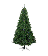 Manchester Pine Artificial Christmas Tree Dual with Pre-Lit LED Lights, 7.5'