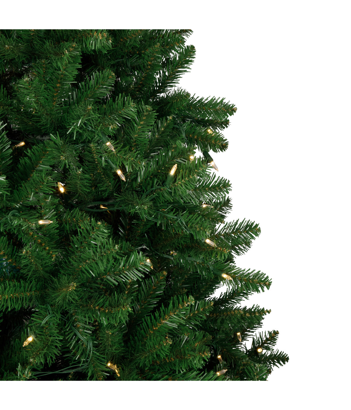  Manchester Pine Artificial Christmas Tree Dual with Pre-Lit LED Lights, 7.5' - Green - Bonton