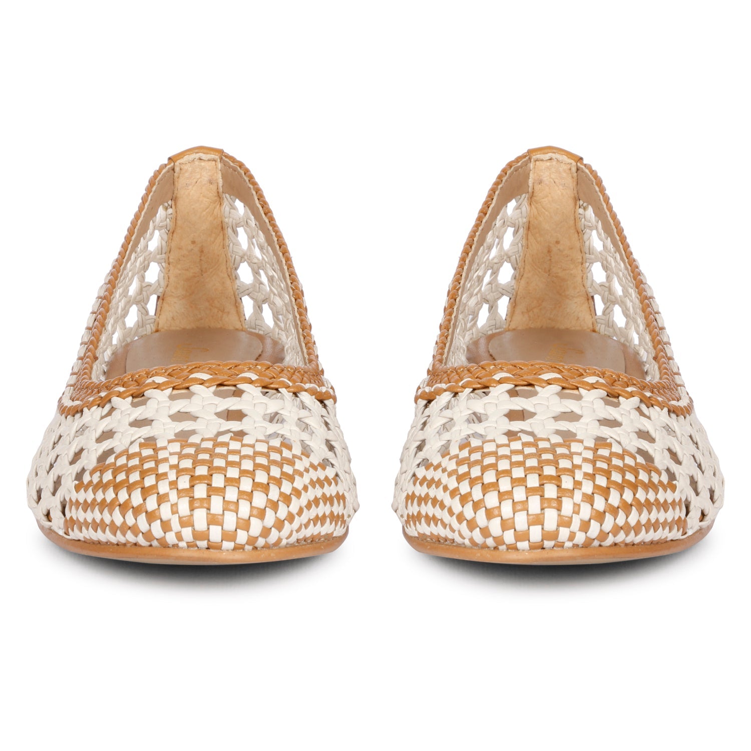  Saint G Via - Ballerina - Tan Ivory - Bonton