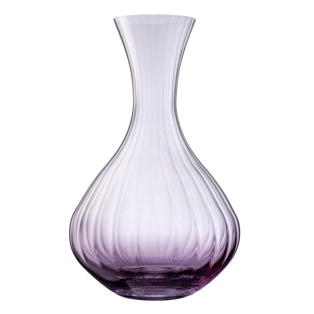  Galway Crystal Erne Color Collection Wine Carafe - Aqua - Bonton