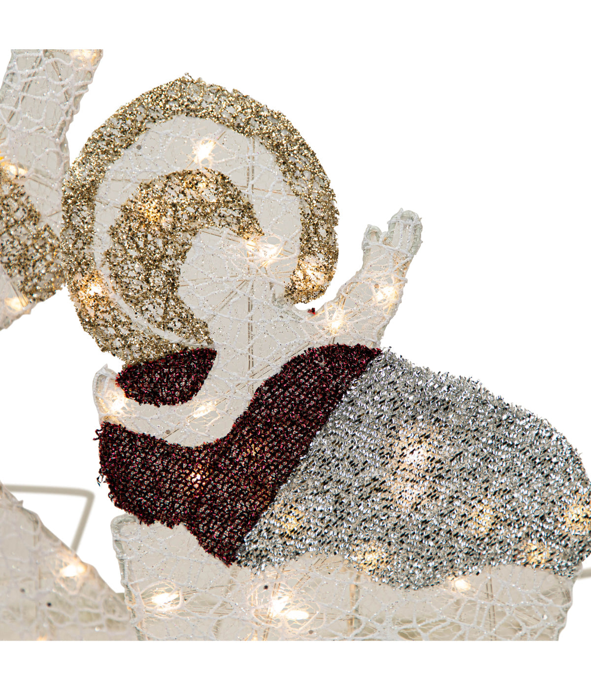  NorthLight Holy Family Nativity Scene LED Lighted Outdoor Christmas Decoration, 6.75' - White - Bonton