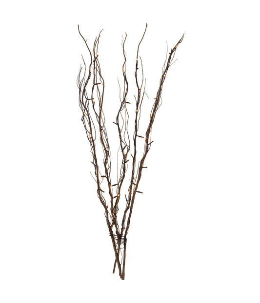 Natural Branch Bundle LED Lighted Christmas Decoration, 39"