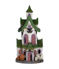 Lighted Haunted House Halloween Decoration