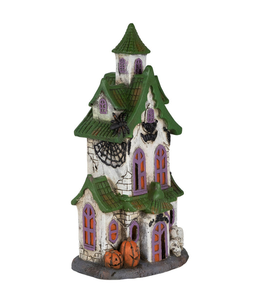 Lighted Haunted House Halloween Decoration