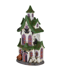 Lighted Haunted House Halloween Decoration