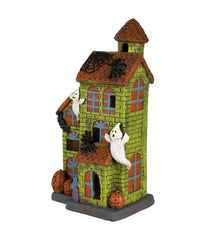 Lighted Ghostly Haunted House Halloween Decoration