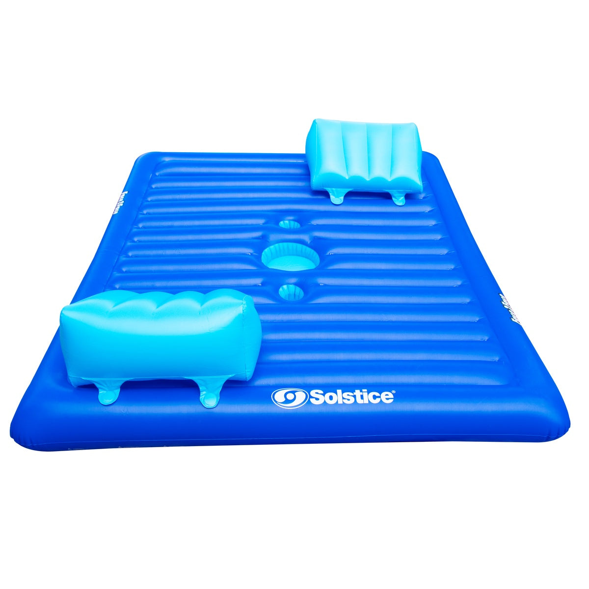  Pool Central Inflatable Blue Dual Swimming Pool Lounger - 78