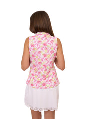 Margarita 1/4 Zip Sleeveless Sport Top