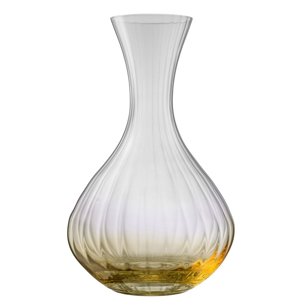  Galway Crystal Erne Color Collection Wine Carafe - Aqua - Bonton