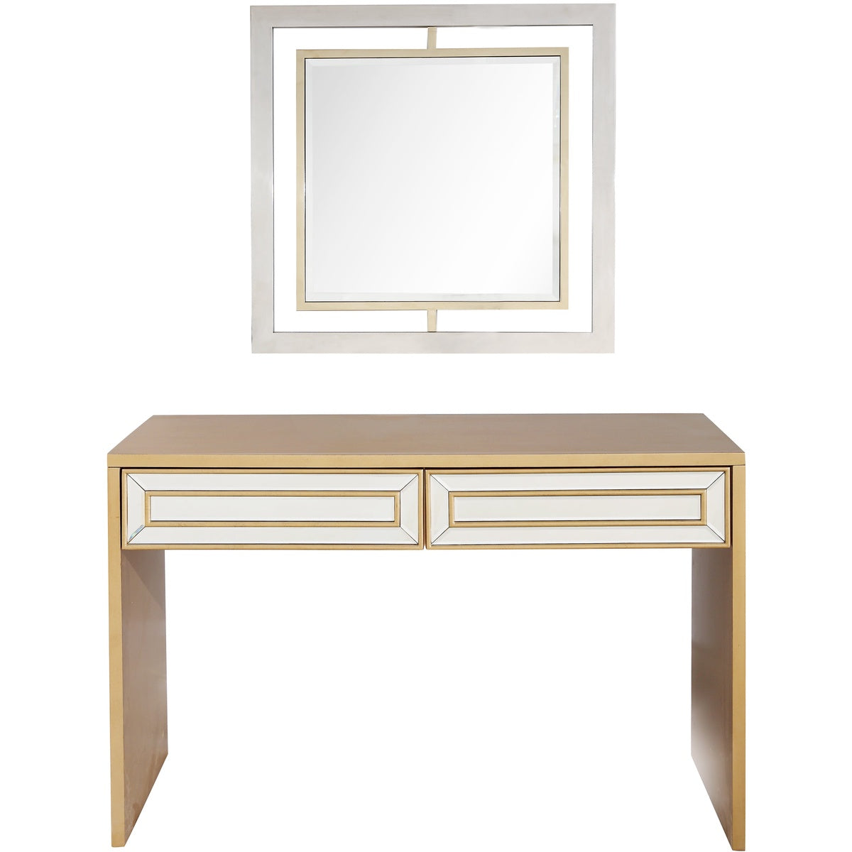  Virginia Wall Mirror and Console - Mirror - Bonton