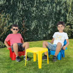 Dolu Toys - Childrens Plastic Table And Chairs Set