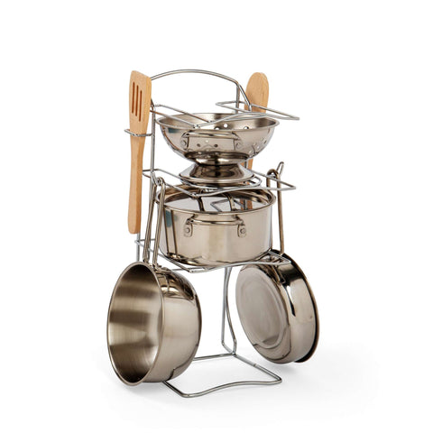 Cooking Pot Rack by Bigjigs Toys US