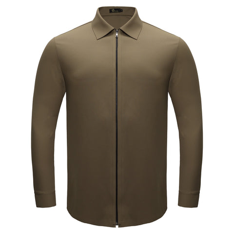 Zenith Zip Shirt KHAKI