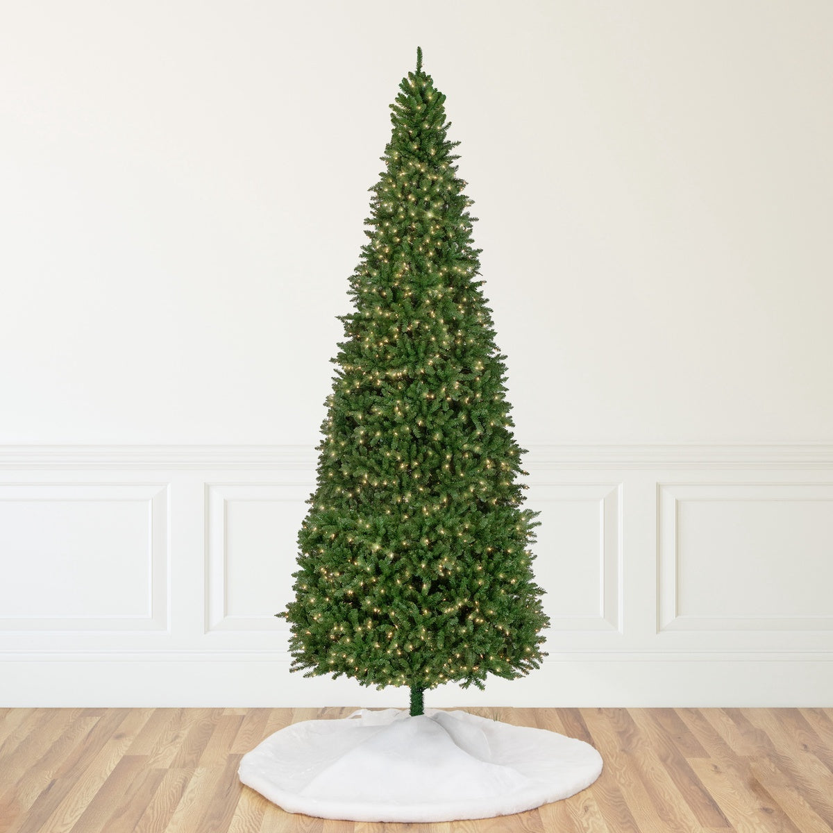  Northlight 15' Pre-Lit Genoa Fraser Fir Slim Artificial Christmas Tree - Clear Lights - Default Title - Bonton