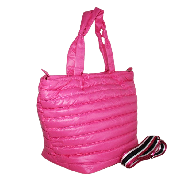  Lemonbella The Rebecca Tote Barbie Pink - Metallic Gold - Bonton