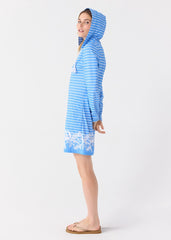 Palm Beach Lace Up Hooded Cover Up