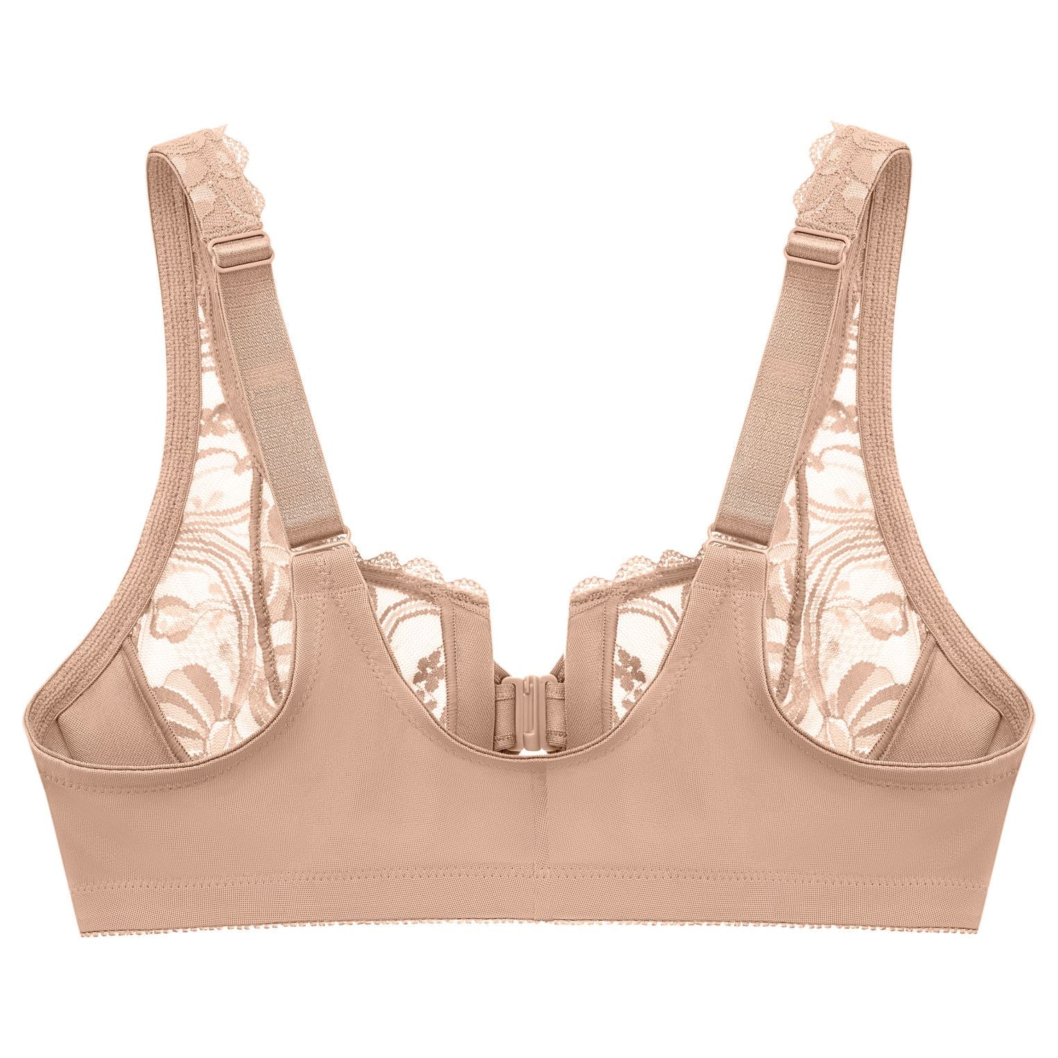  Glamorise WonderWire Lace Front-Closure - Apricot - Bonton