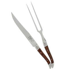 2 Piece Laguiole Pakkawood Carving Set