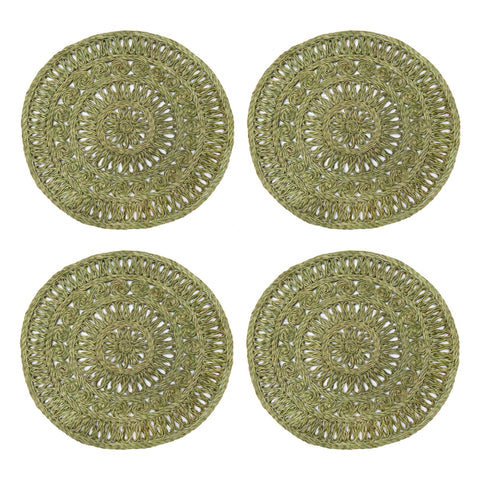 Circolo Abaca Round Placemat - Set of 4
