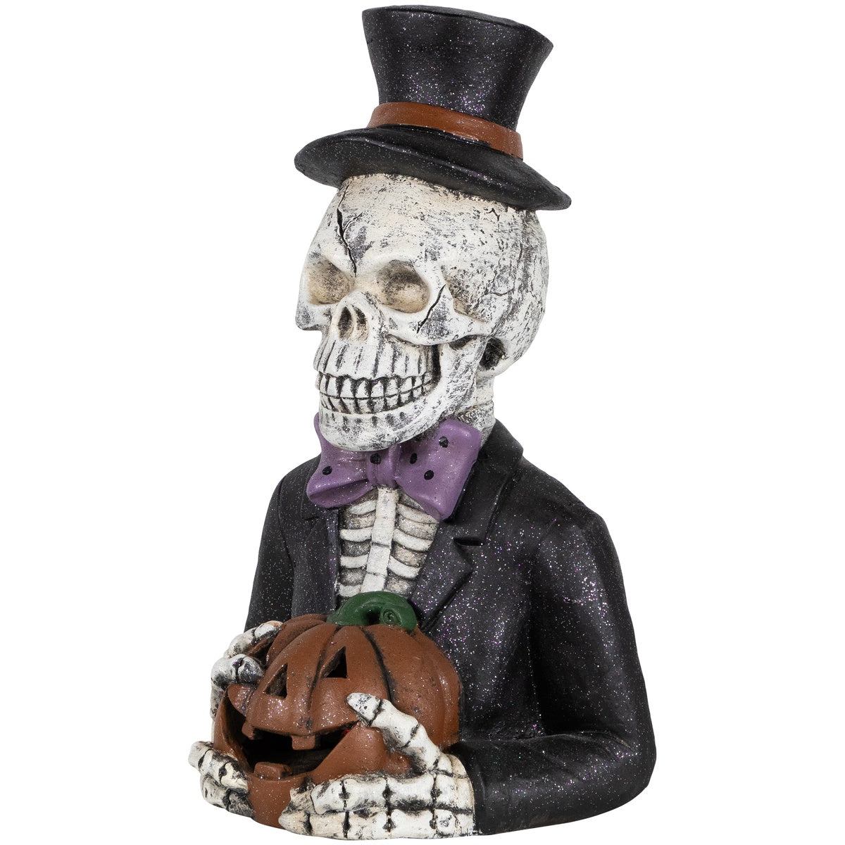  Northlight LED Lighted Skeleton With Jack-O-Lantern Halloween Decoration - 23.5